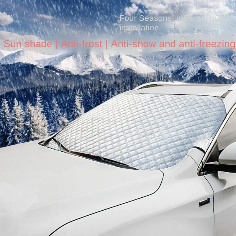 Car Windshield Snow Cover and Embedded Magnets Car Windshield Protector for Car Trucks