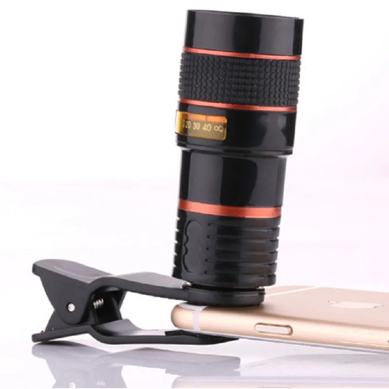 LIGINN Professional Universal Clip 8X Zoom Telephoto mobile phone camera telescope Lens for All Android smartphone