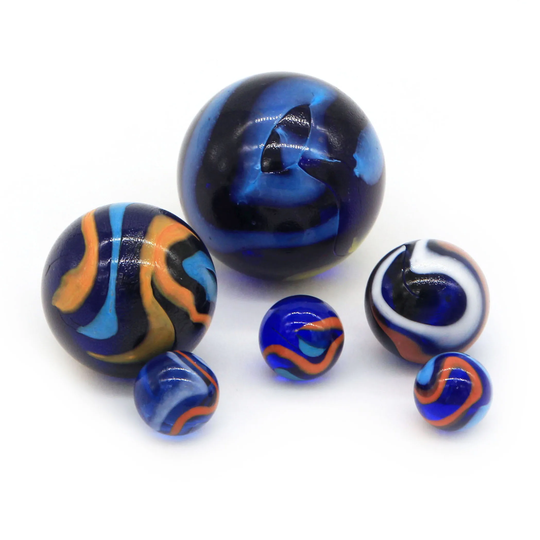 Синий цвет, Лидер продаж, новый дизайн, играющий в стеклянный мраморный шар для детских игрушек