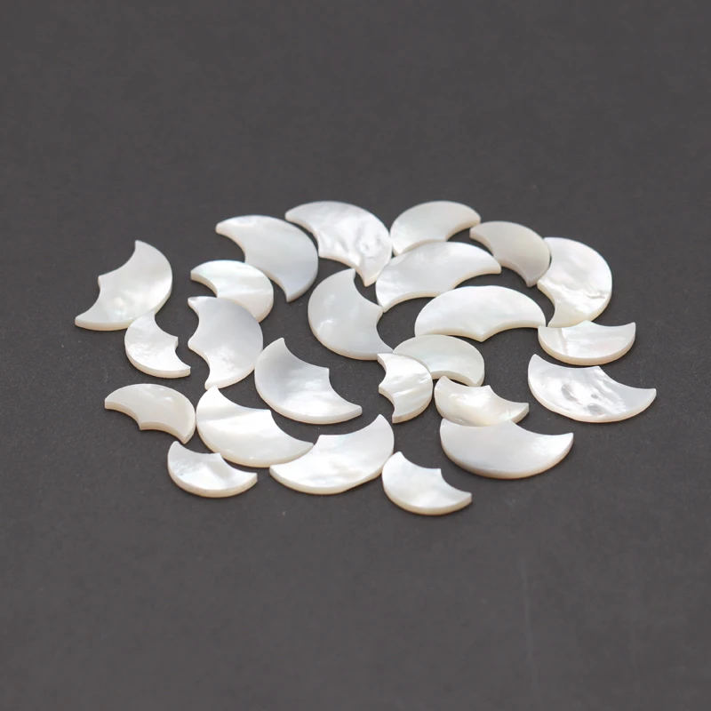 Half Moon Shape Natural Shell Mother of Pearl Stone Wholesale Gemstone