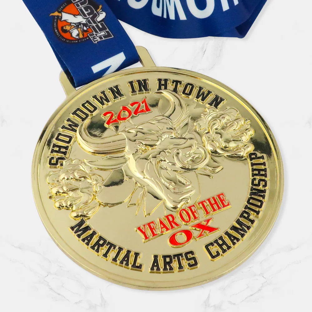 China Medal Factory Cheap Price Wholesale Taekwondo Award Medal Professional Custom Taekwondo Award Medal