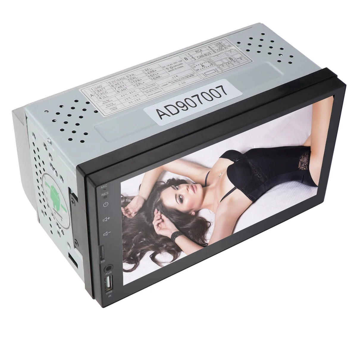 7 inch 1+16GB DVD Android 11 car radio Quad Core car GPS navigation with touch screen 1 din android car radio