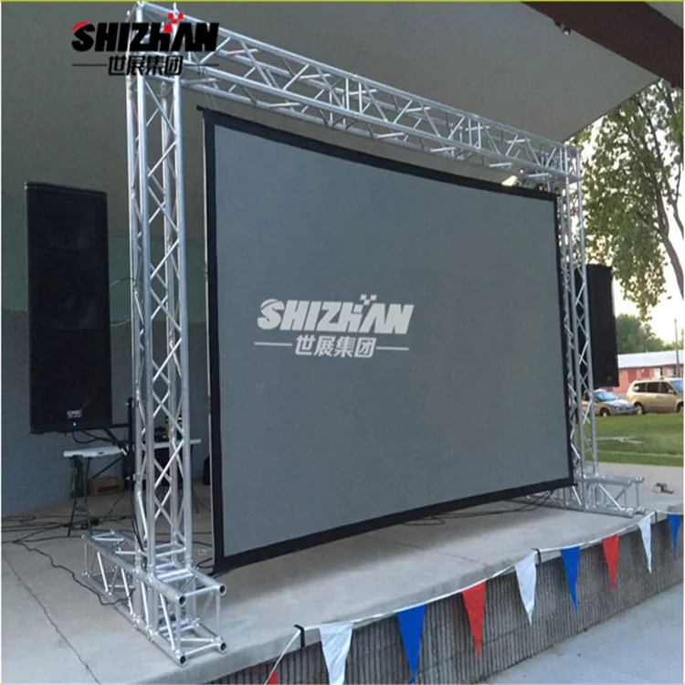 Outdoor 12 Inch Aluminum Lighting Truss Stand System With LED Screen