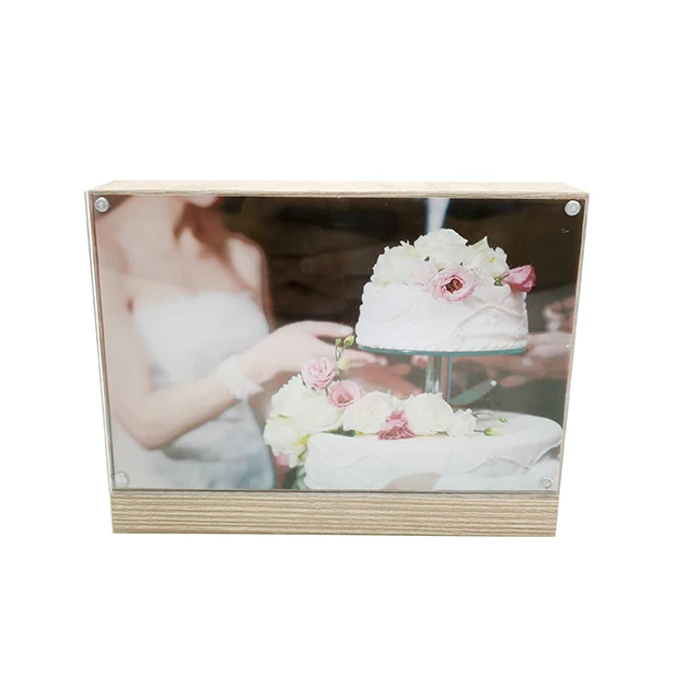 
Retro atmosphere gold black family picture 4*4 photo frame set for home decor 