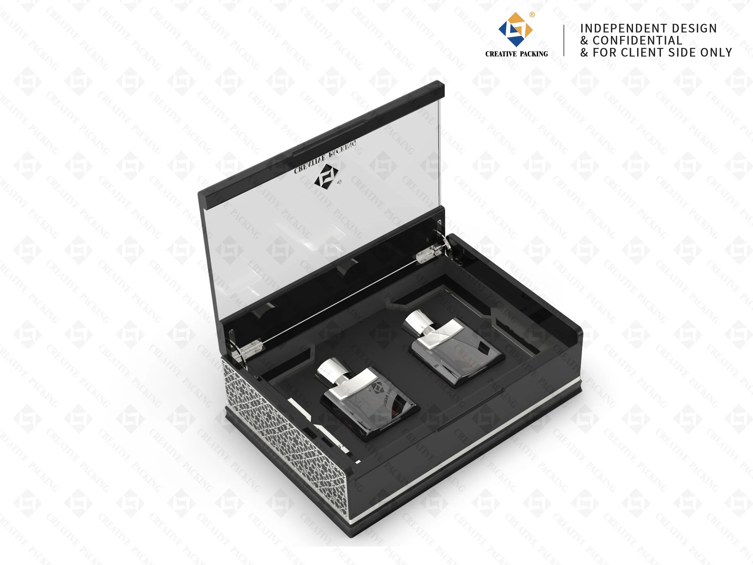 
Customized Arabic Perfumes Boxes Custom Perfume Bottle With Box Packaging 