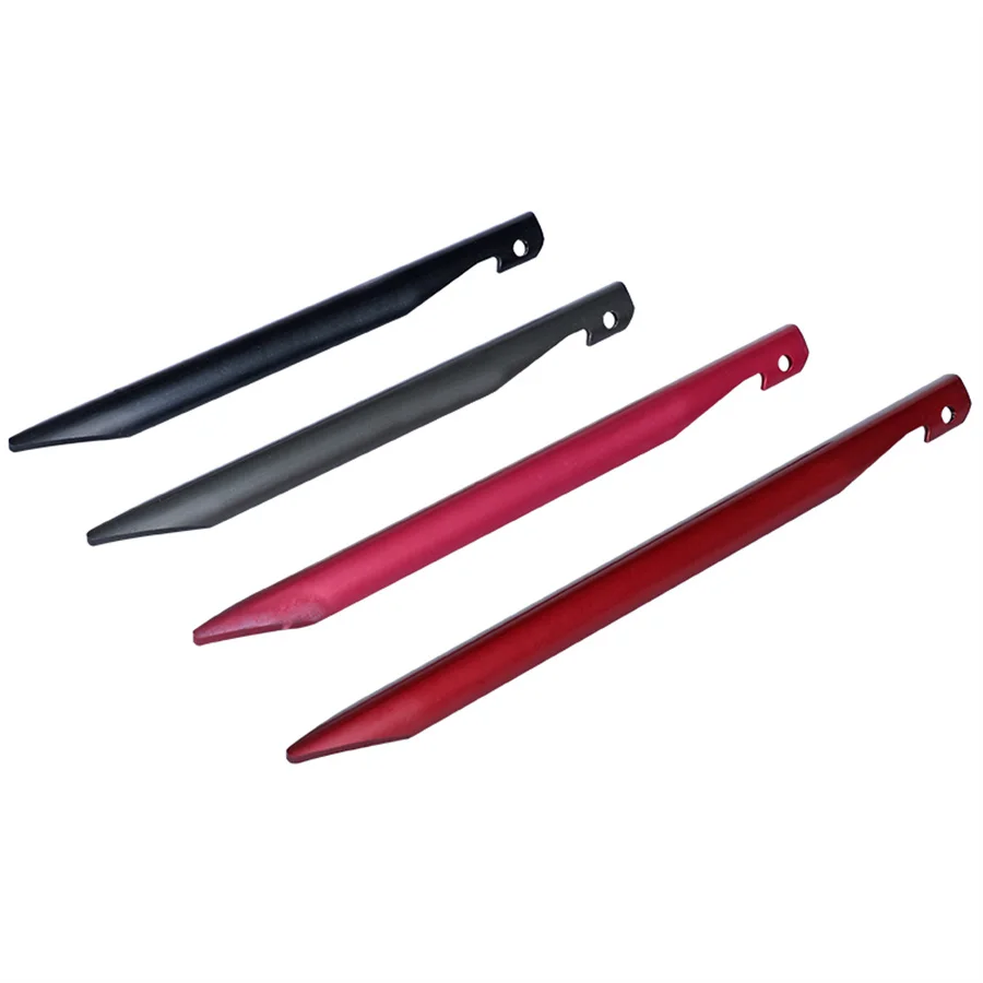 Оптовая продажа, большие алюминиевые металлические колышки для палаток для кемпинга