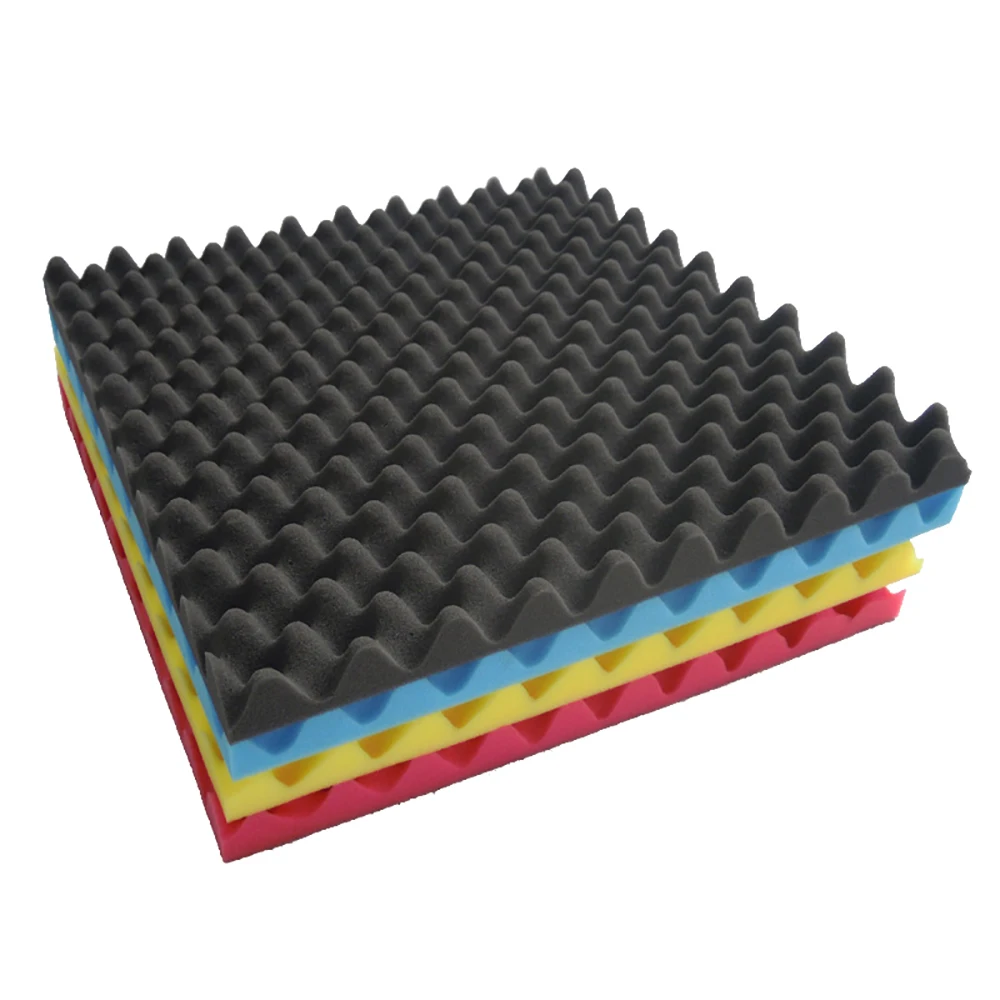 Высококачественные огнестойкие акустические панели из пенопласта 1x12x12 дюймов пенопласт для яиц звукостойкие настенные акустическая