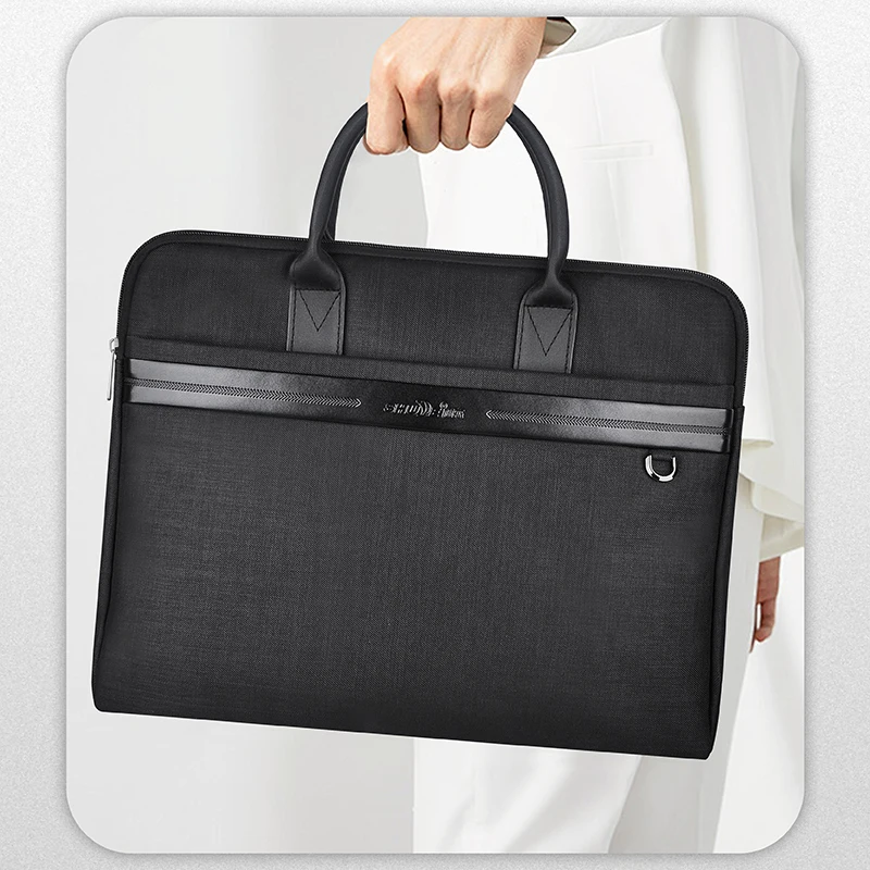 Factory Price Modern Style Travel Laptop Bag 15.6 Inches Durable Waterproof PU Leather Business Briefcase For Men Storage Files