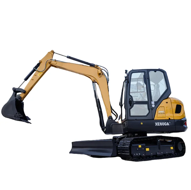 XE60GA Popular Chinese Brand 6Ton Mini Digger XE60GA With Yanmar Engine Mini Hydraulic Crawler Excavator Xuzhou 6Ton Excavator