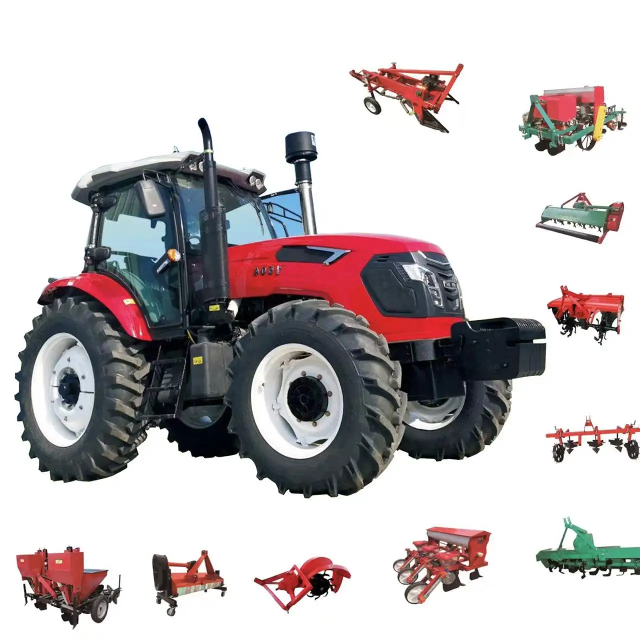 Мини-сельскохозяйственные тракторы tolcat4wd 4x4 30 л.с. 50 80 120 б/у kubota сельскохозяйственная техника дешевый сельскохозяйственный трактор для