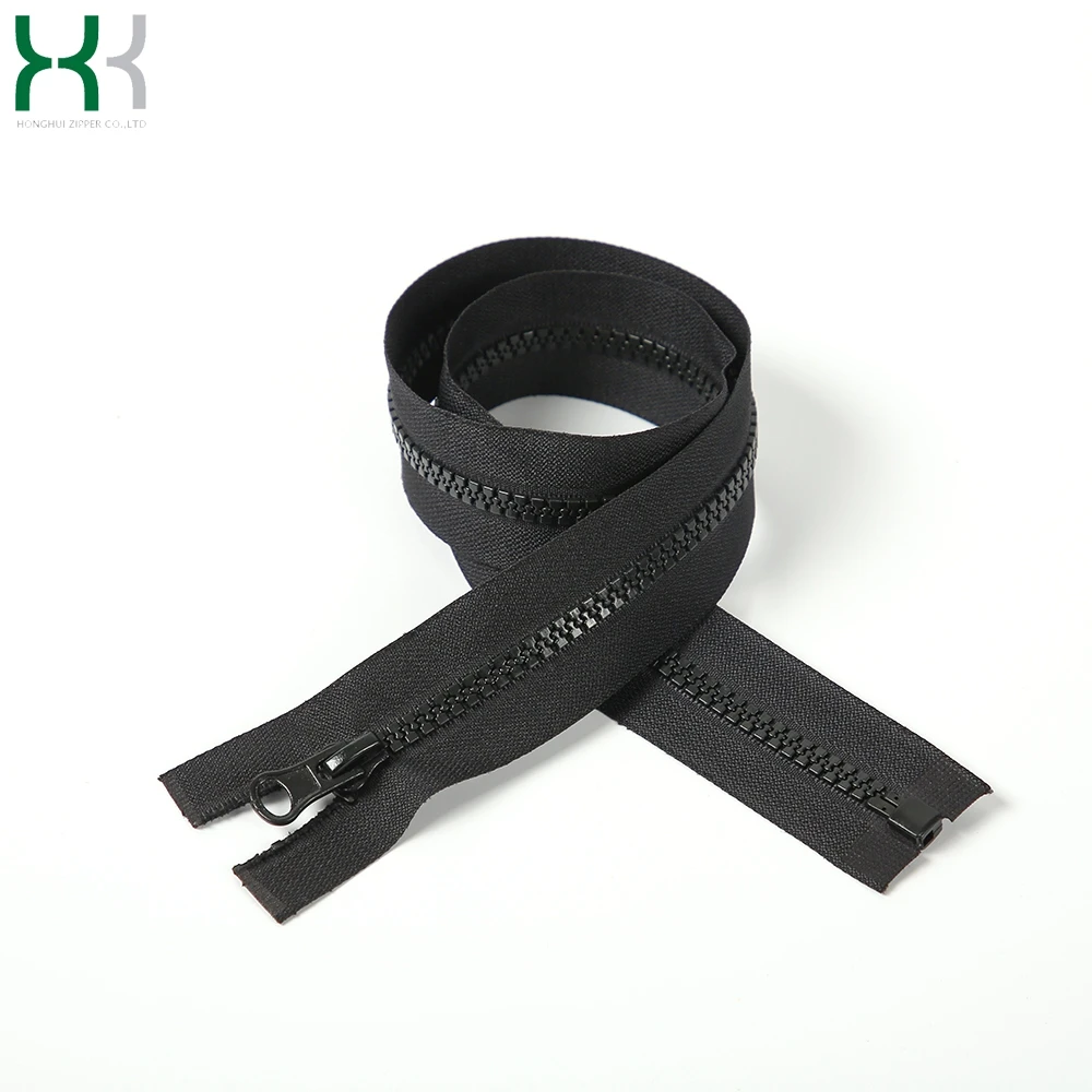 customized high quality 5# black resin zipper fashion design waterproof zip