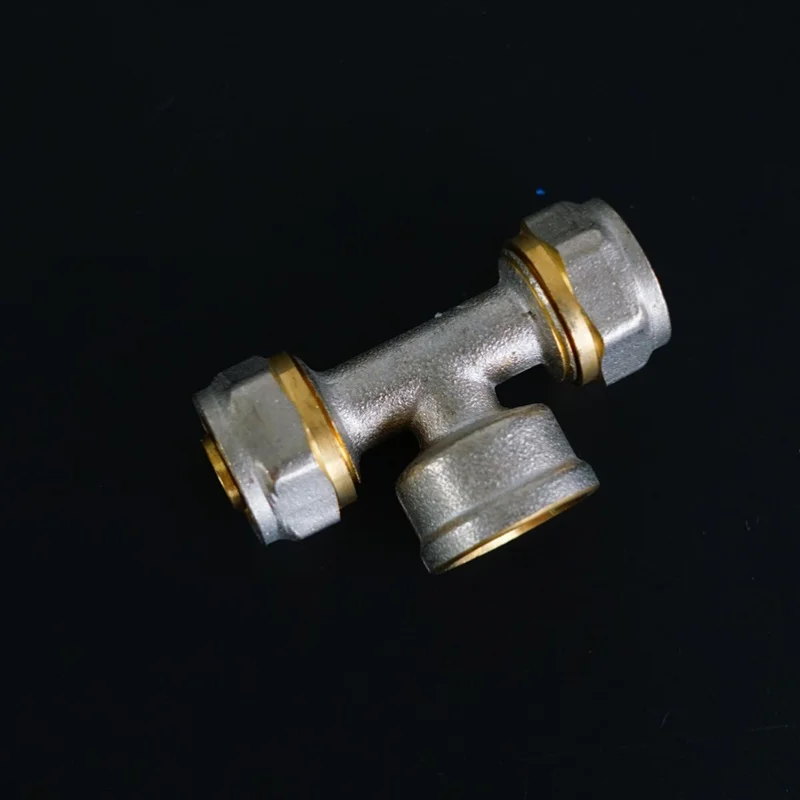 PEX Pipe Fitting Multilayer Wall Female brass material elbow PEX AL PEX  pipe fittings 20mm 25mm 32mm