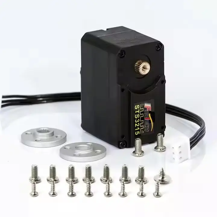 6 шт. Feetech STS3215 7 4 В 19 кг Роботизированная рука с высоким крутящим моментом Интеллектуальный сервопривод шины TTL Программирование робот гоночный 360 градусов карданный