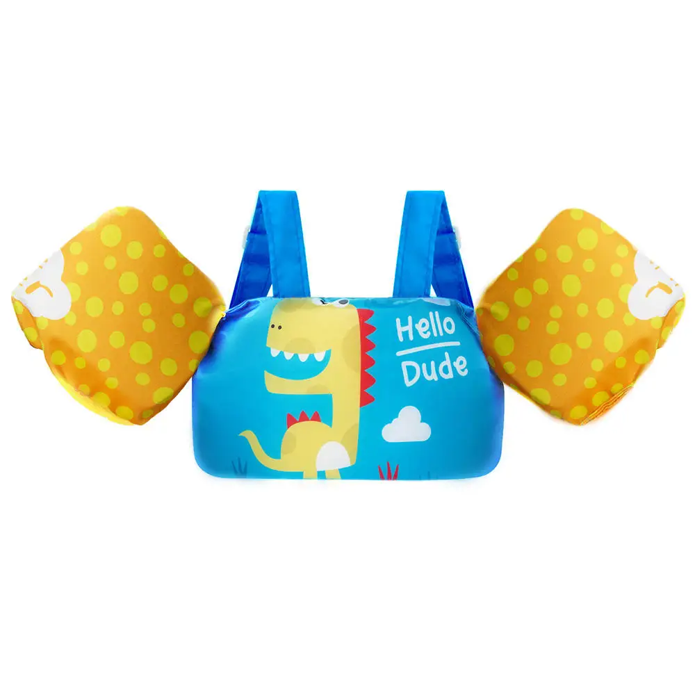 Customized logo Toddler Kids Swim Vest With Shoulder Strap - Float Swimwear For Girls & Boys, Beach Pool Kids Swim life vest