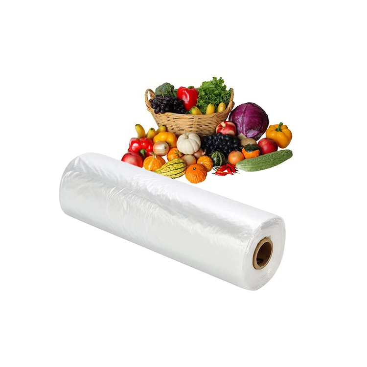 Cheap Price Printed Hdpe Ldpe Food Produce Roll Bag On Roll