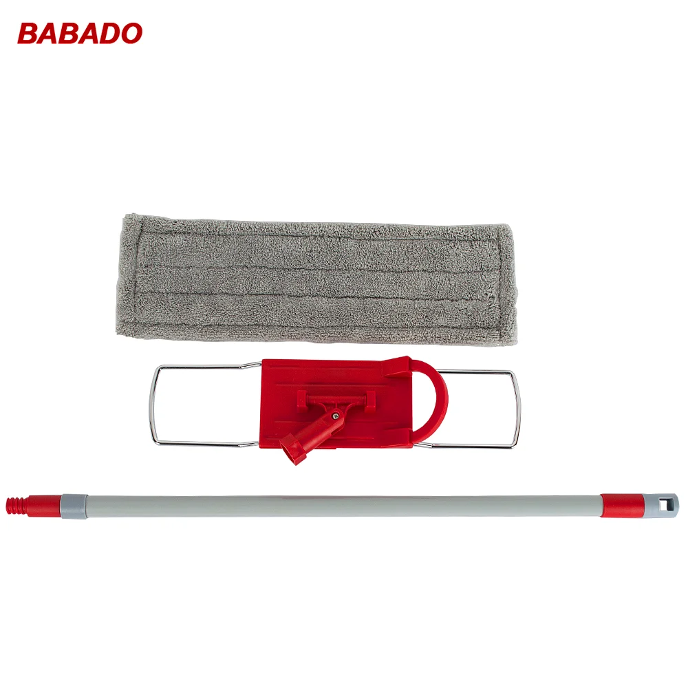 Брендовая Складная плоская Швабра из микрофибры BABADO