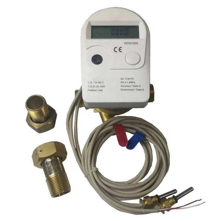 DN15 heat meter (ultrasonic heat meter) Class 2  China heat meter manufacturers