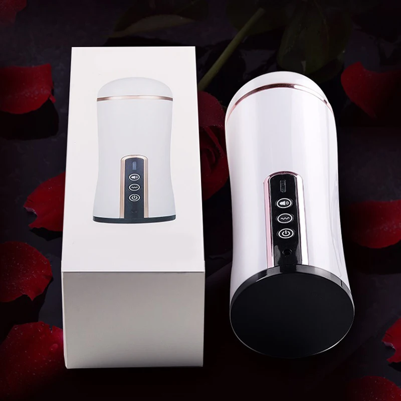 Free Custom Box - Automatic Masturbation Vagina Cup Artificial Pussy Masturbator Adult Toy For Couples