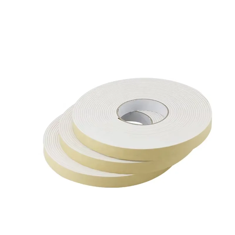 Factory Customized 1mm Thickness Round Tape Hot Melt Acrylic Adhesive Double Sided Heavy Duty Mounting White Eva Foam Tape