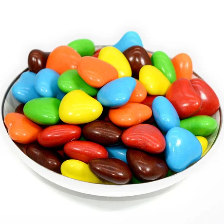 Chocolate Candy Wholesale Halal Colorful Crispy Sugar Coated Milk Beans for Kid