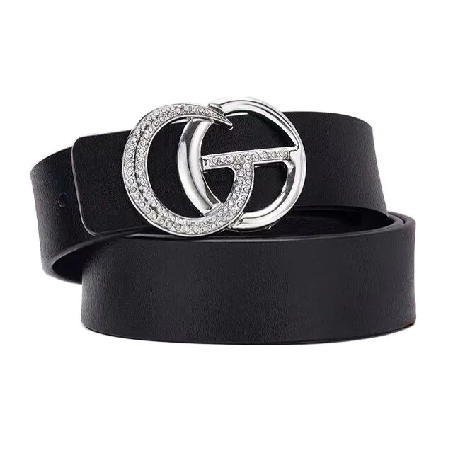 Designer Belts for Women Luxury Quality With Double C Nickel Color Zinc Buckle can be nickel-free