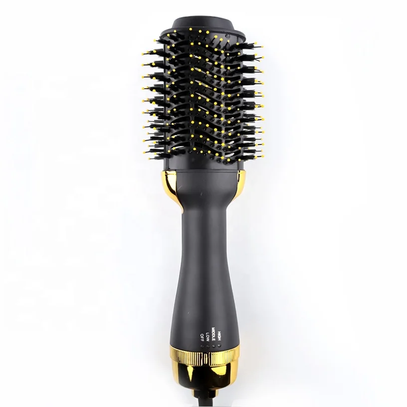 Профессиональный одношаговый фен, щетка, электрический фен, вращающаяся щетка для волос, отрицательный ионный гребень
