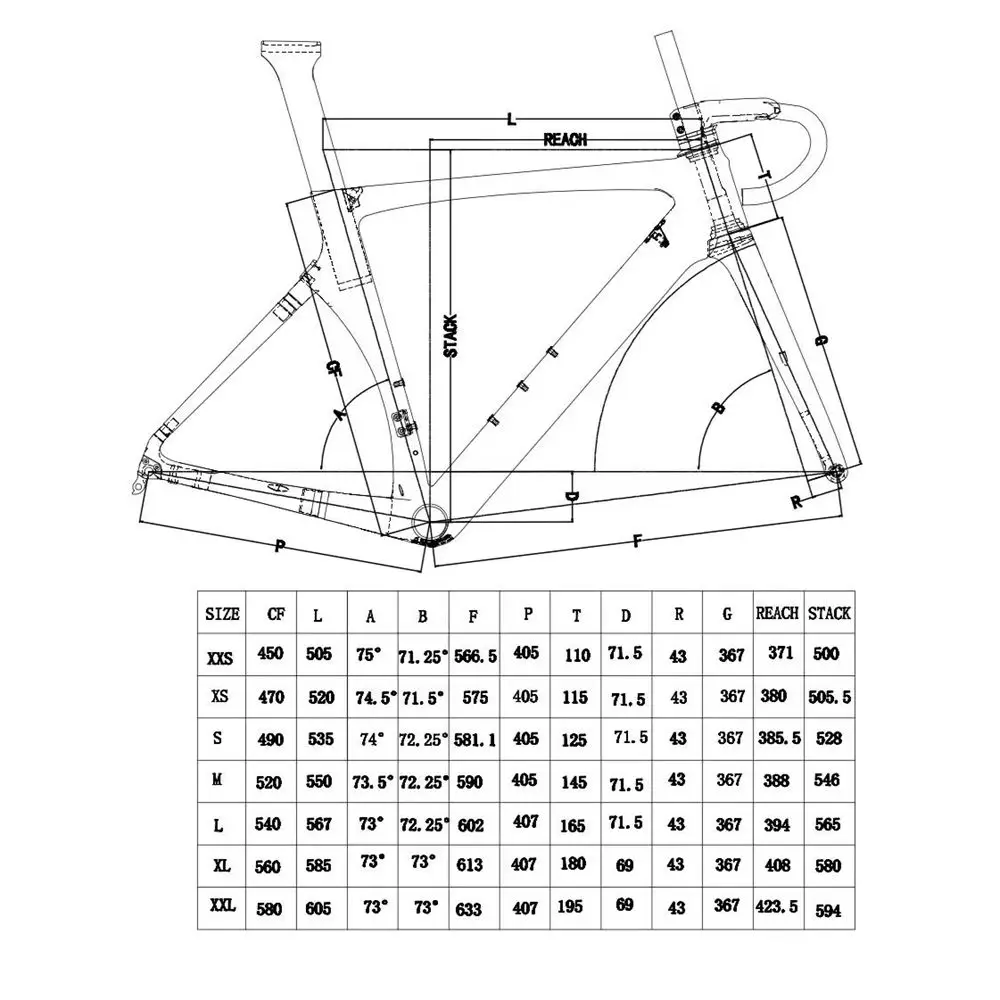 Дисковый тормоз BIKEDOC HQR37 для подъема по дороге велосипедная Рама с внутренним кабелем карбоновая рама шоссейного велосипеда со встроенным