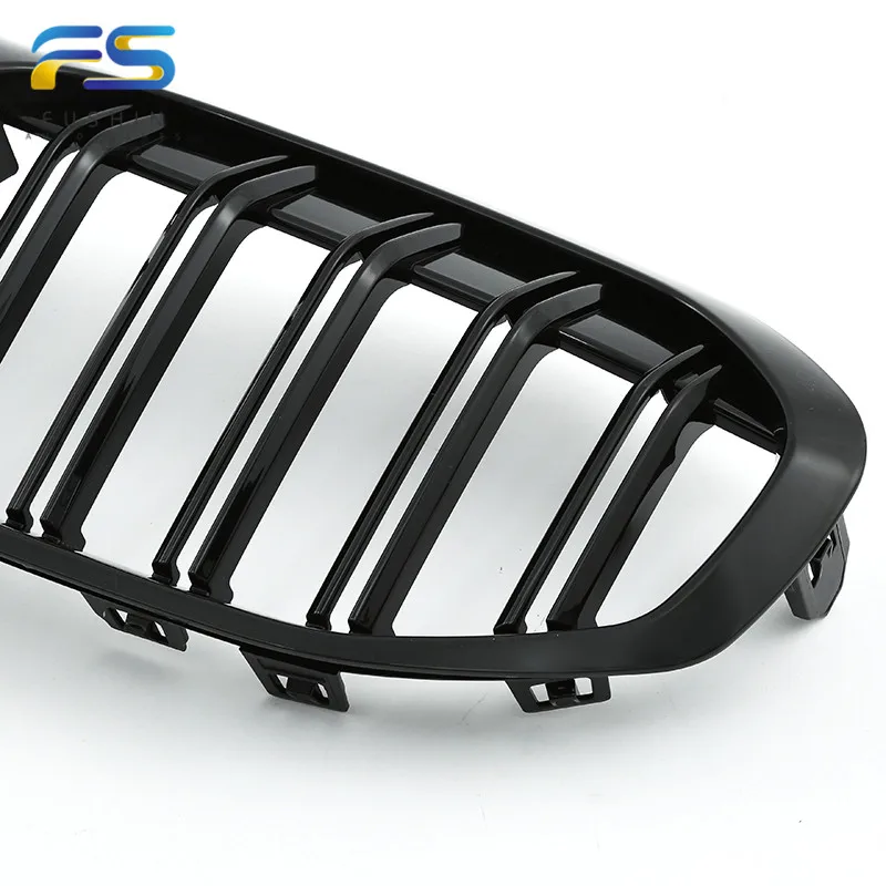 
F40 GLOSS BLACK TWIN BAR FOR 1 SERIES 2020-ON TUNNING GRILLE UPGRADE GRILLE 
