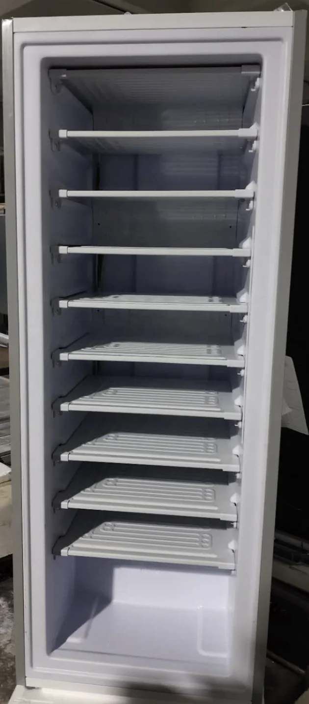 198L DC 24V ice block upright freezer business solar panel gel battery DIY Inflated plate fast frozen solar ice machine