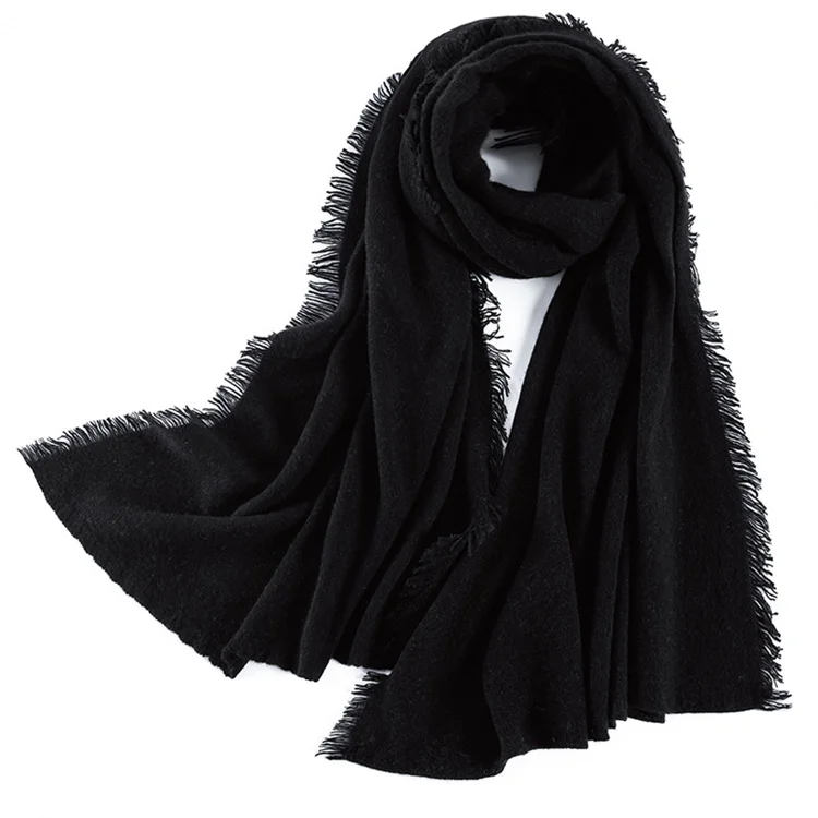 Fashion Versatile 100% Cashmere Scarf Ladies Warm Large Shawl Designer Winter Scarves