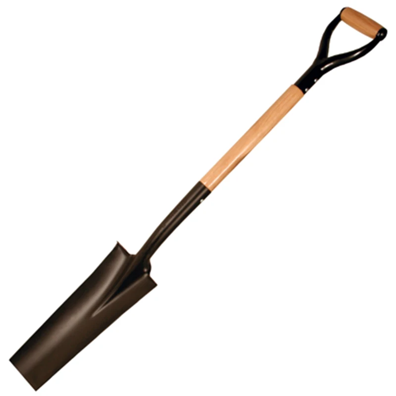 popular selling heavy duty true tempered wooden handle shovels spades for farming tools