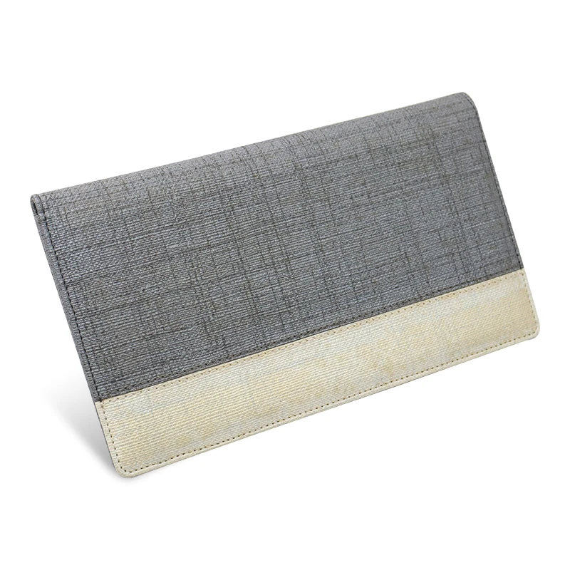 OEM/ODM leather  Menu Cover Book Holder trifold pu leather menu card holder for Restaurant Menus