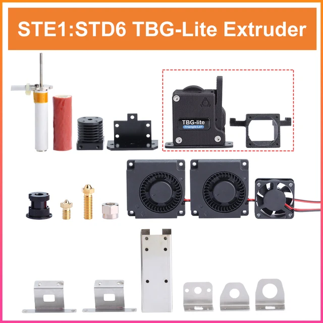 Trianglelab STD6 Ceramic Heating Core Maximum Continuous Flow up to 95cubicmm/s Direct Drive Extruder STD6 Hotend 3D Printer CHC