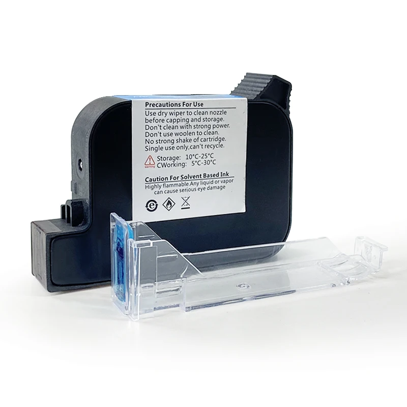 quick dry tij2.5 solvent black white yellow invisible ink cartridges for tij thermal inkjet printing machine 2586K
