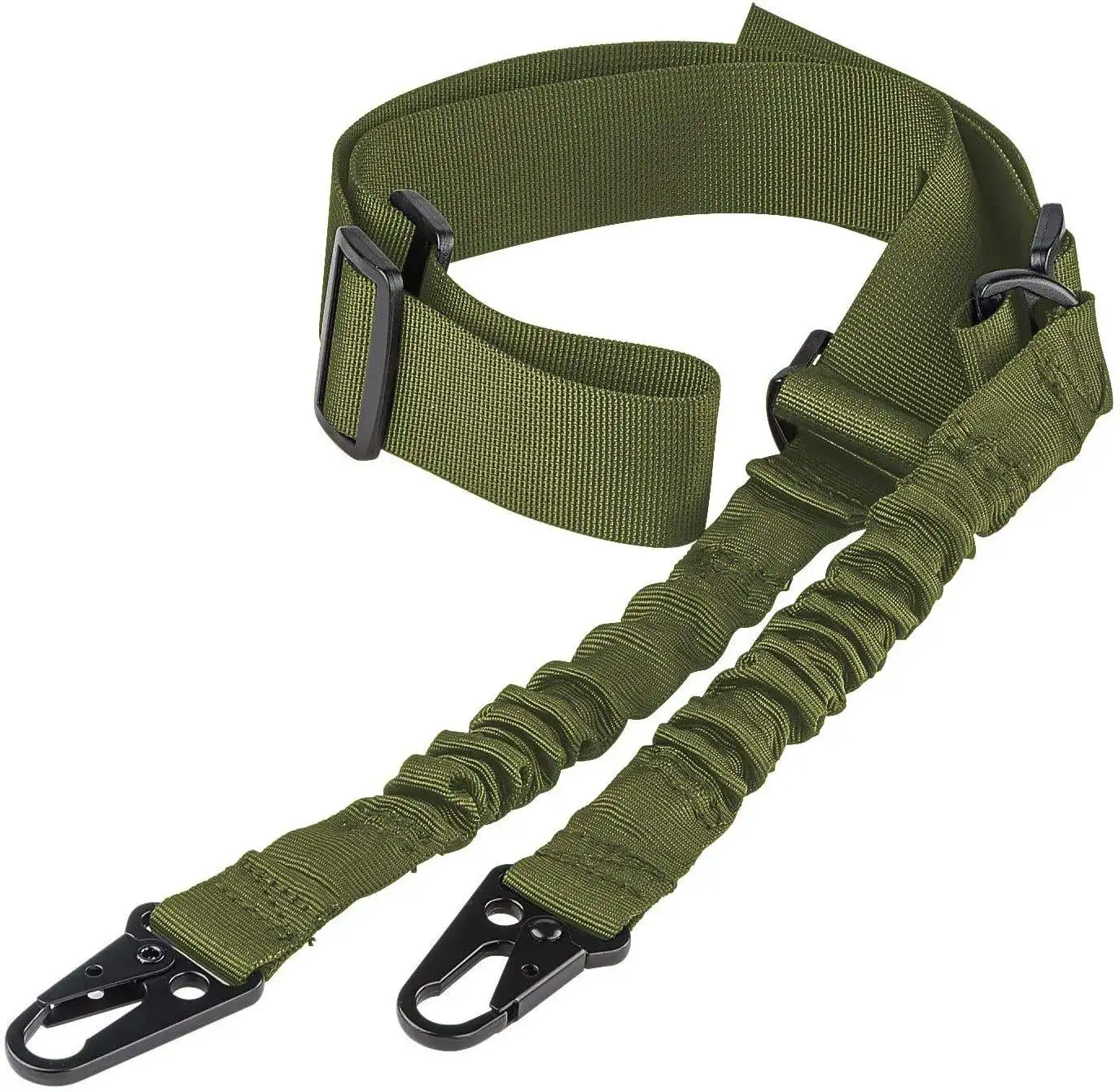 Length Adjuster Traditional Sling Metal Hook Outdoors Tactical Two Points Tactical Gun Sling