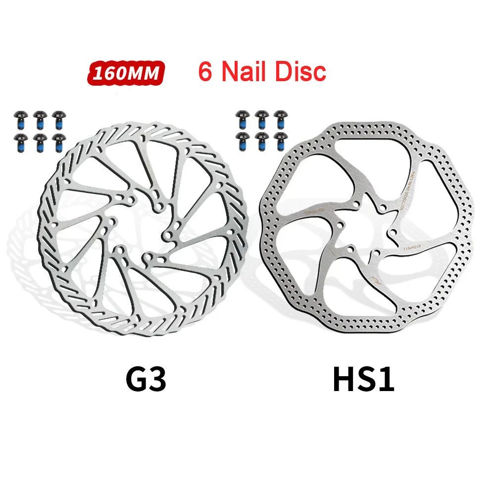 AVID MTB stainless steel Six nail brake disc in 160mm and 180mm