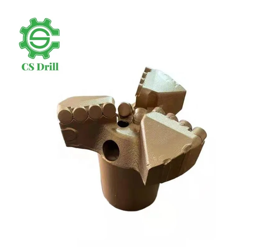 125mm Three-wing type PDC drill bit for sandstone Z50 thread