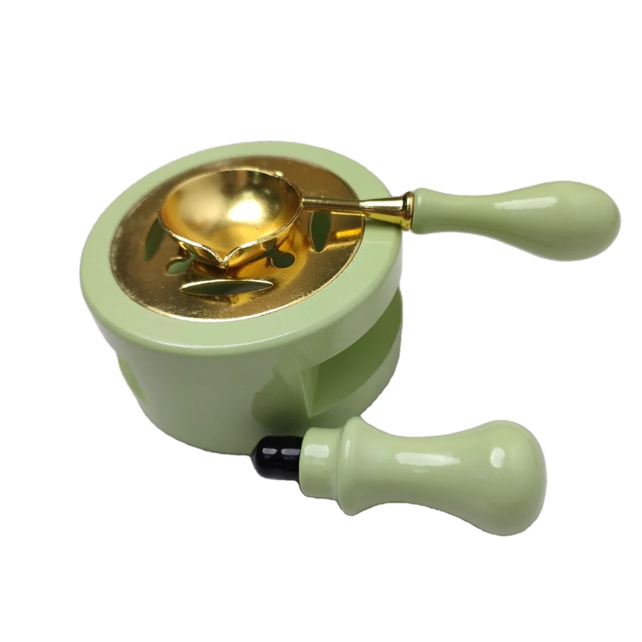 Wax Seal Stove Melting Furnace Light Green Wax Seal Furnace Set