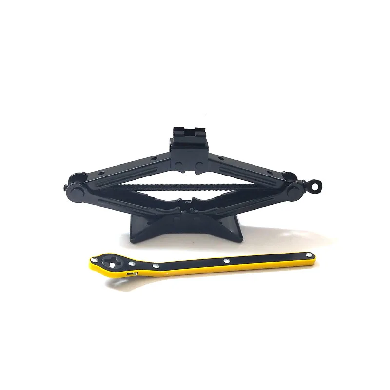 1.5 Ton red or black low profile light duty manual hand car scissor jack and scissor jack ratchet