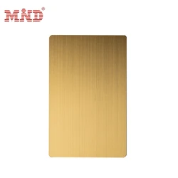 NFC Metal blank card custom NFC metal id Smart RFID Chip card  NFC metal Business cards
