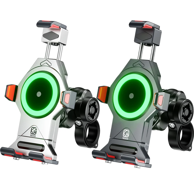 Металлический адаптер для быстрого автомобильного гнезда зарядного устройства из алюминиевого сплава беспроводной телефон велосипед держатель велосипеда и