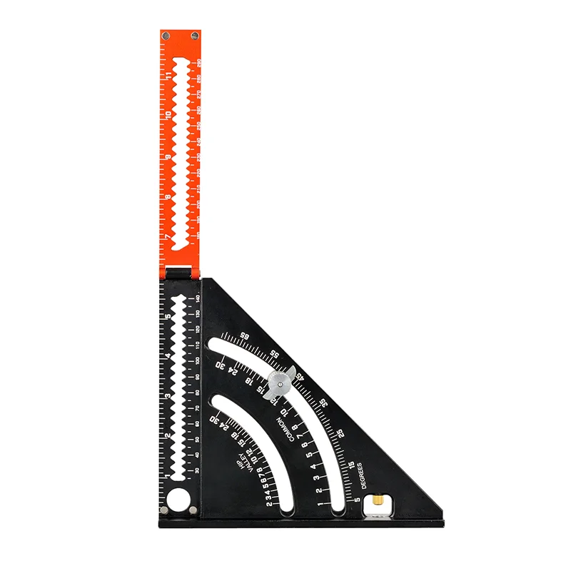 Складная треугольная линейка Плотницкие измерительные инструменты 3D многоугловая алюминиевая