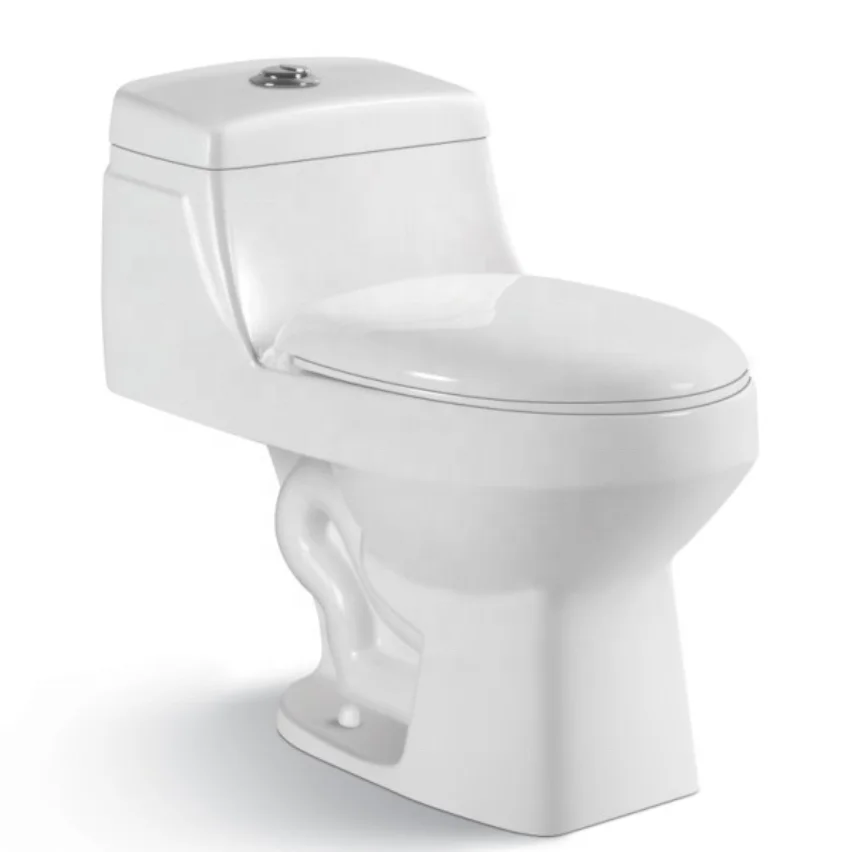 Популярная санитарная посуда Chaozhou, керамический сифонный цельный туалет