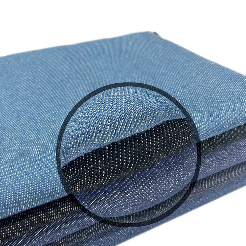 HSF Wholesale Indigo Vintage Shirt Dyed Yarn Jeans Denim Fabric Cotton Twill