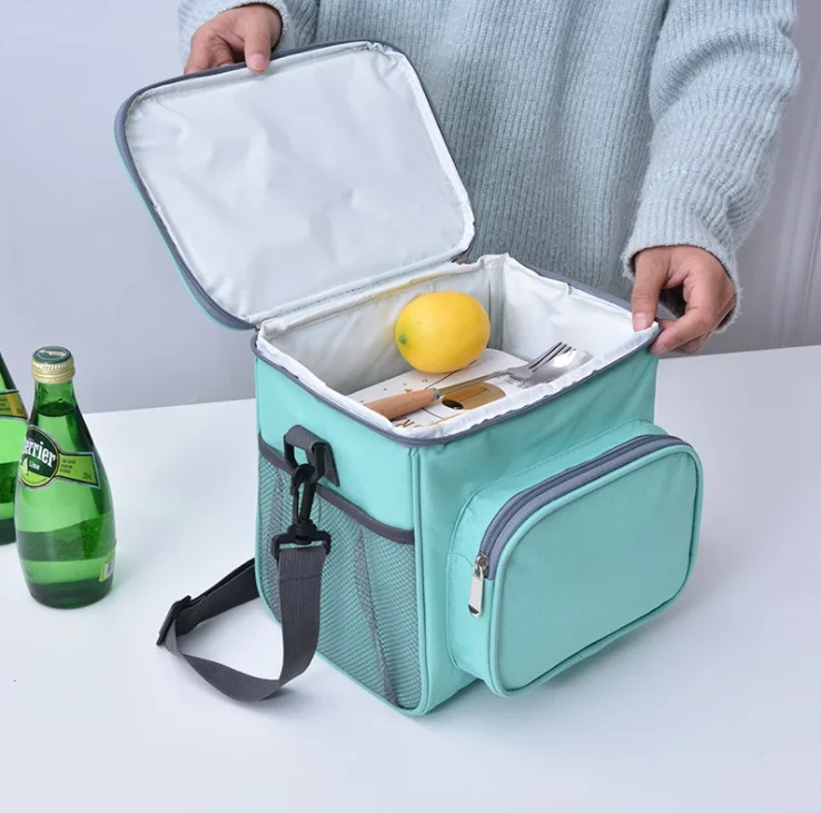 
OEM Thermal Insulated Cooler Bags Large Picnic Lunch Bento Box Trips BBQ Meal Ice Zip Pack Accessories 