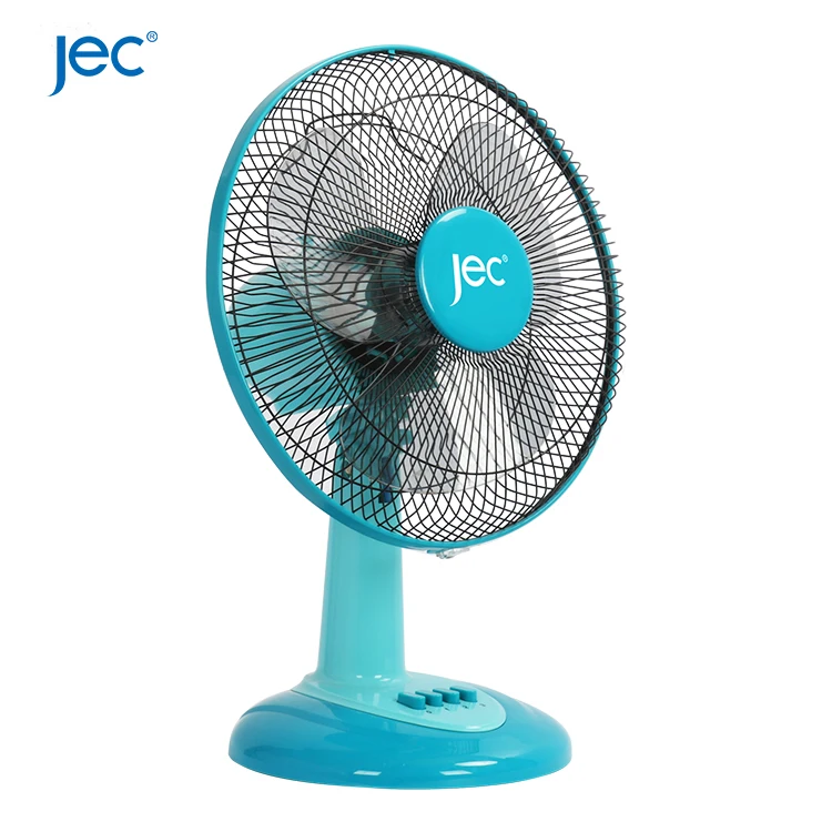 30cm Electrical Plastic silent desk fan 12 inch oscillation rotary switch control office  table fan