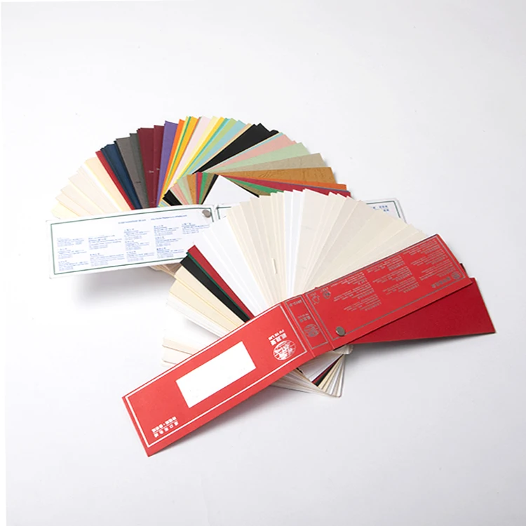 High Quality Custom Design Recycle Color Sample Card Print