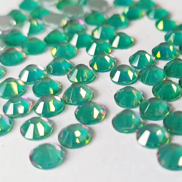 non hot fix flat back glass stones  crystal rhinestones