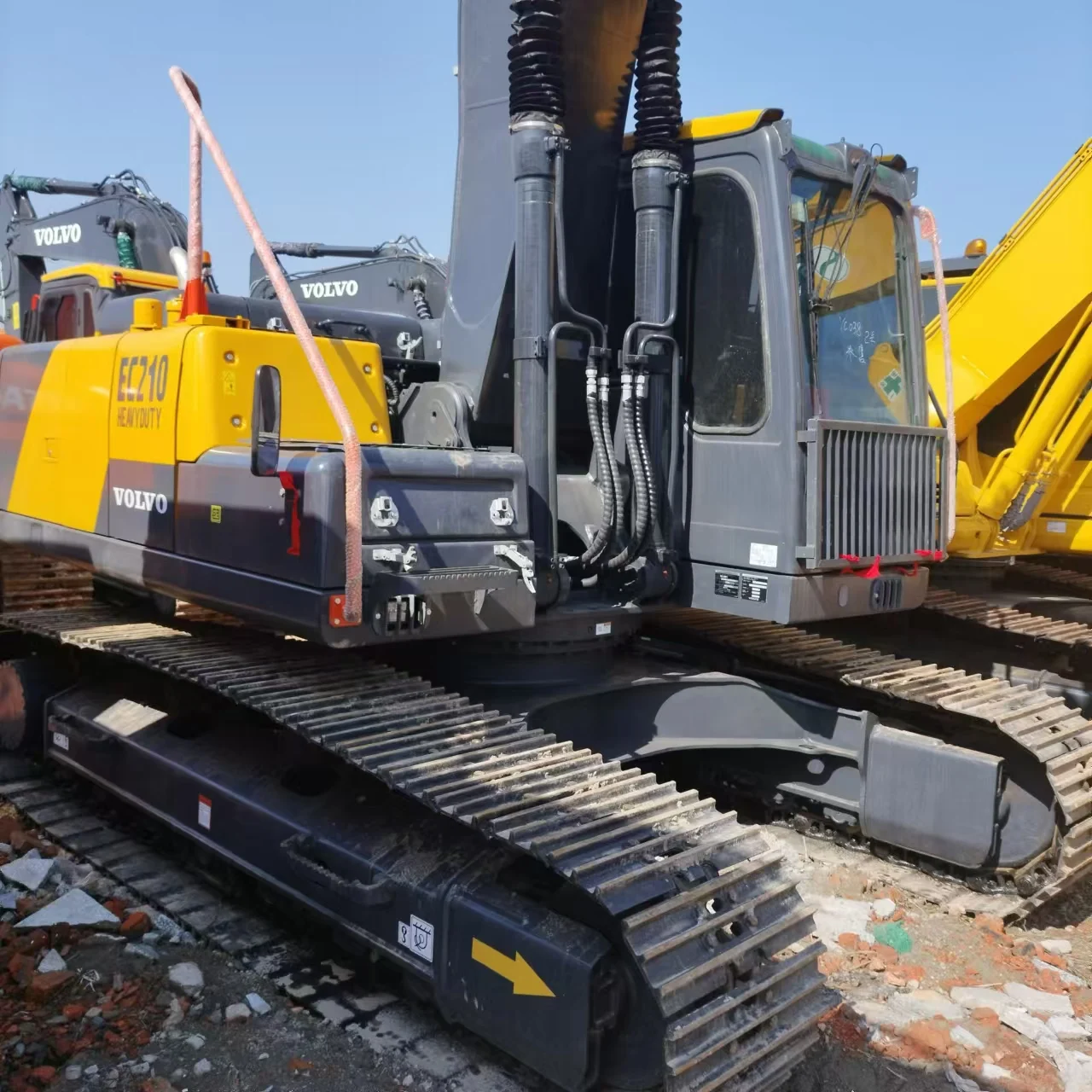 Прямая Продажа с завода Подержанные экскаваторы volvo ec210 ec 210 дешевая цена Volvo использованный EC210 экскаватор для продажи