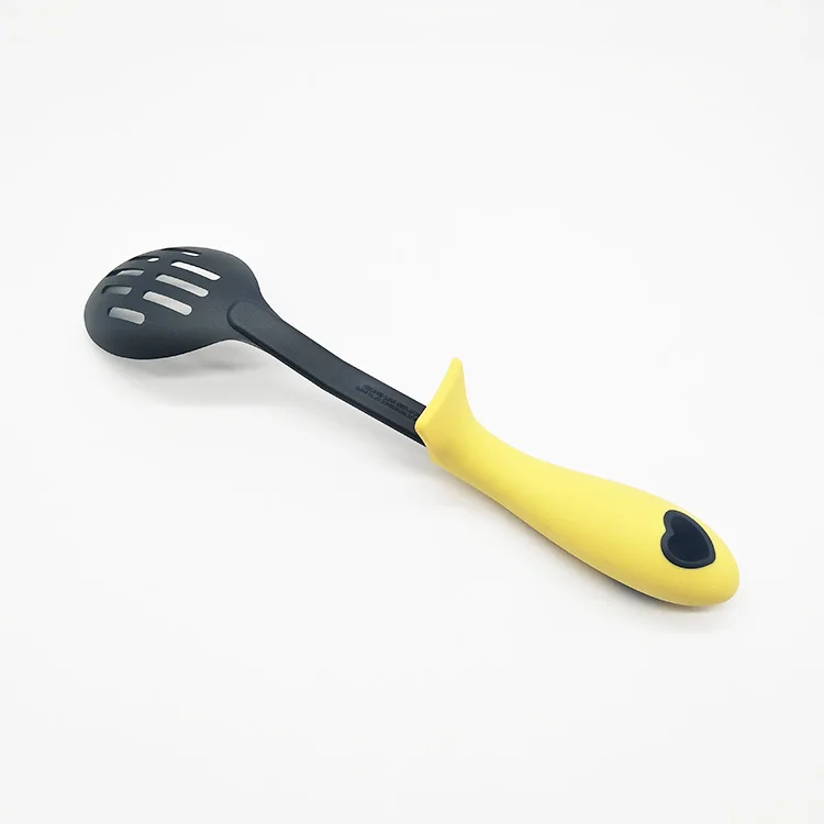 HOT SALE DURABLE HEAT RESISTANT  NONSTICK 6 PCS  NYLON KITCHEN UTENSIL  COOKING TOOLS SET WITH PLASTIC RACK  FOR KITCHEN